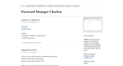 Desktop Screenshot of cherbox.net